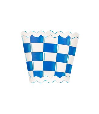 THE ROUND TOP COLLECTION Blue & White Checked Pocket