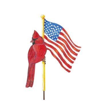 THE ROUND TOP COLLECTION Cardinal & Flag