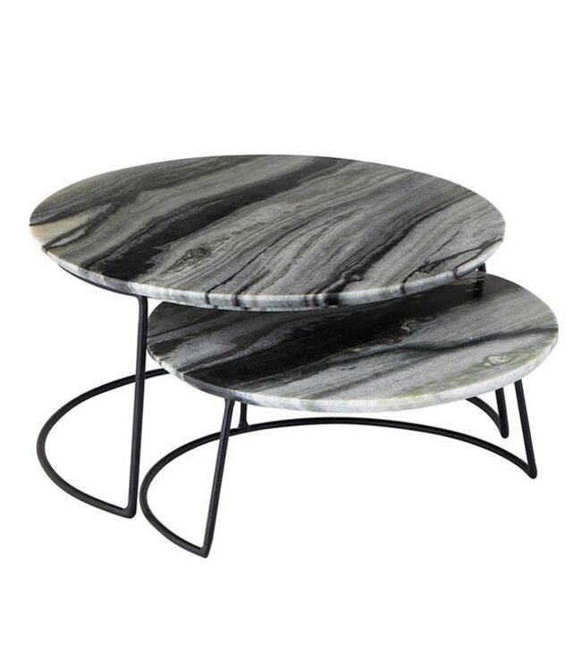 Grey Marble Nested Trays