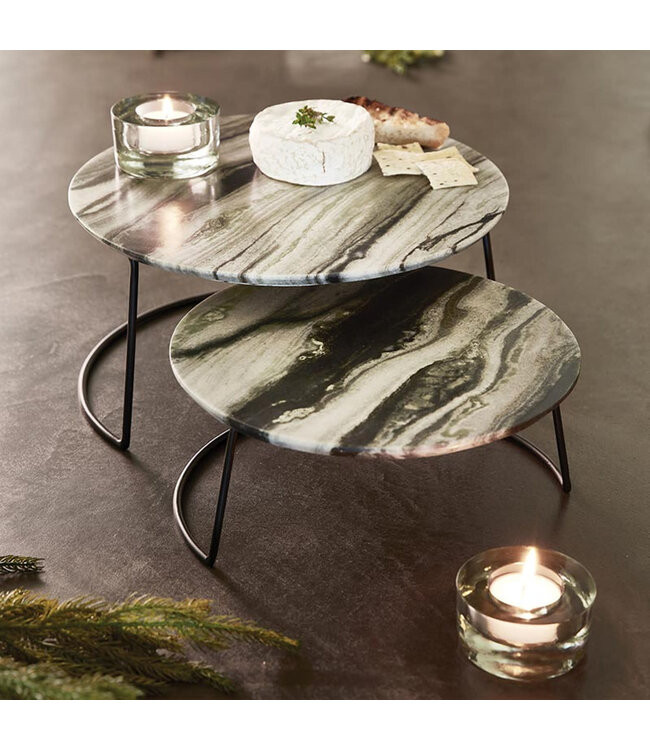 Grey Marble Nested Trays