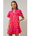 Celeste Blevin Ikat Mini Dress