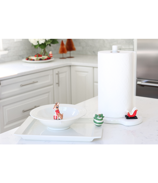 NORA FLEMING Pinstripe Melamine Paper Towel Holder