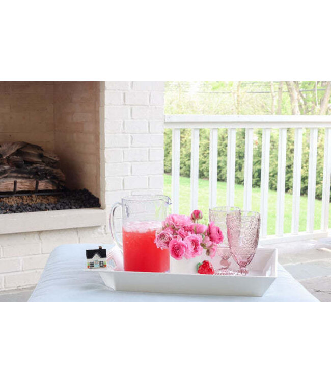 NORA FLEMING Pinstripes Melamine Tray