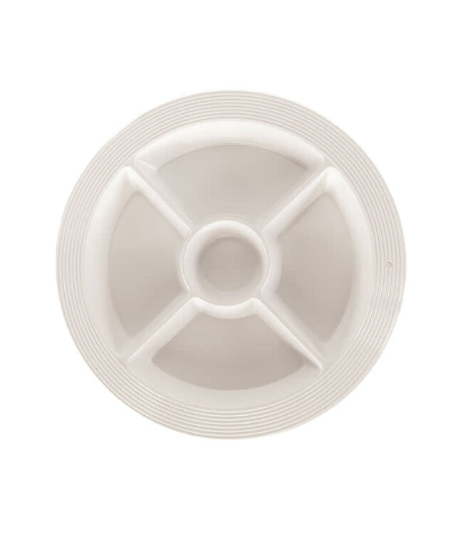 NORA FLEMING Pinstripes Melamine Divided Dish