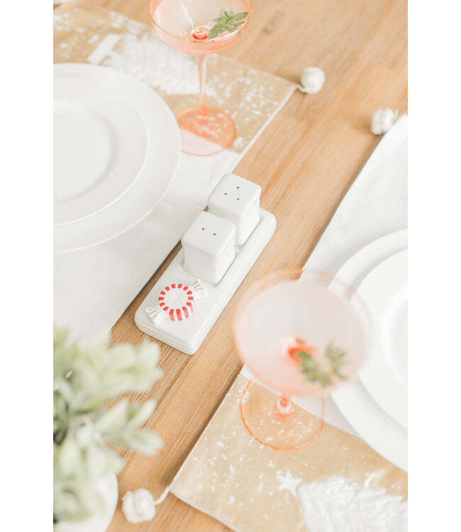 NORA FLEMING Salt & Pepper - Pinstripes