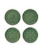 JULISKA Jardins Du Monde Side/Cocktail Plate Basil - set of 4