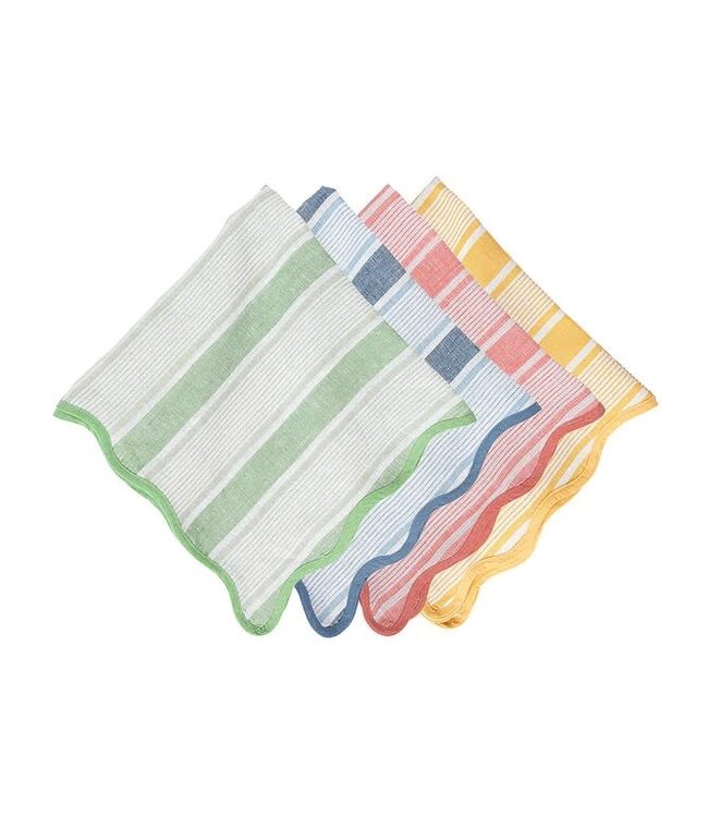 JULISKA Cabana Stripe Napkins - Set of 4