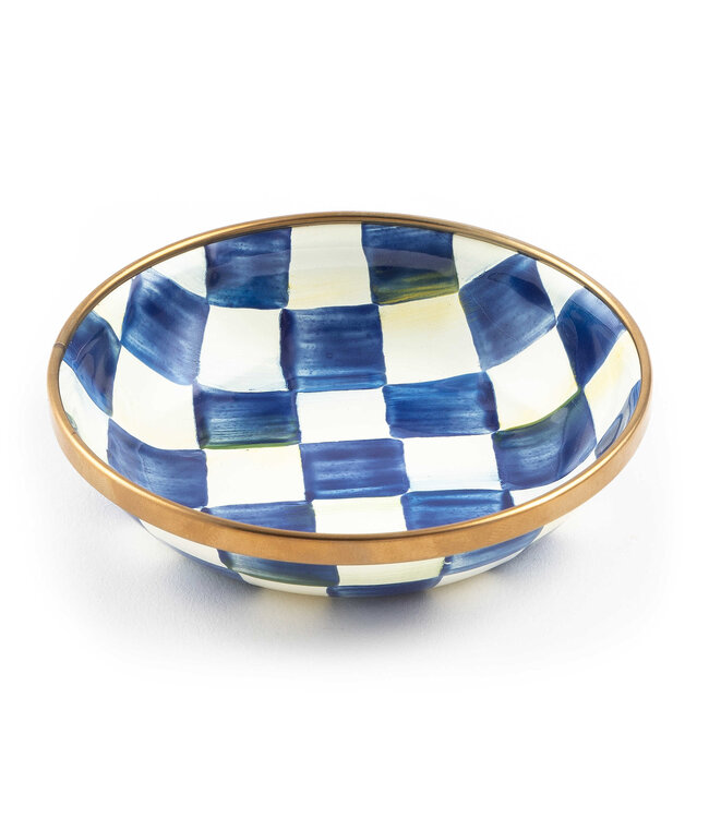 MACKENZIE CHILDS Royal Check Dipping Bowl