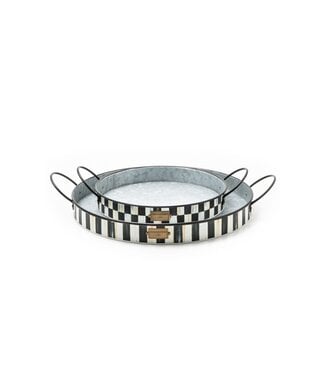 MACKENZIE CHILDS Spectator Galvanized Serving Trays - Sold Individually