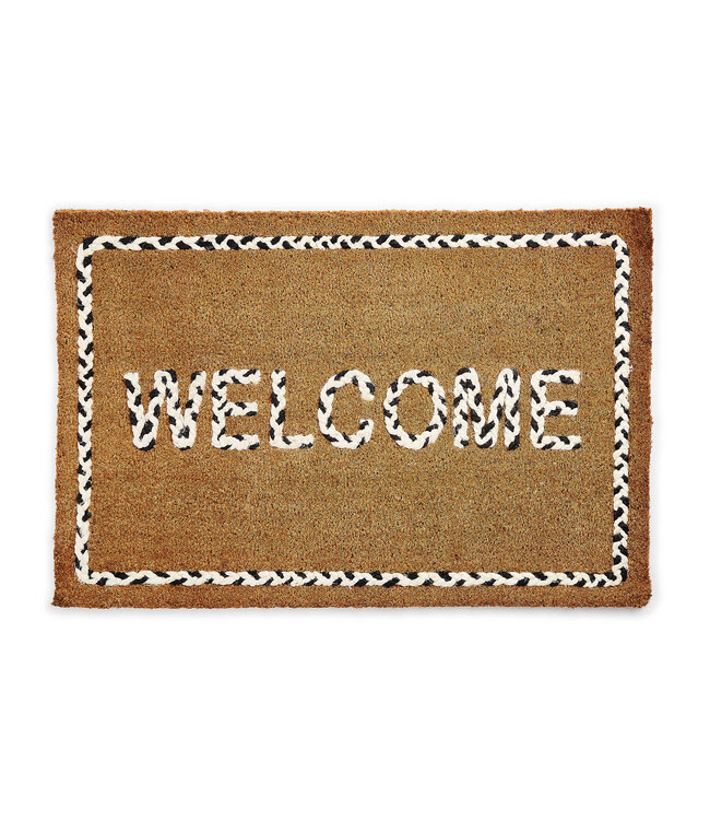 MACKENZIE CHILDS Braided Welcome Entrance Mat