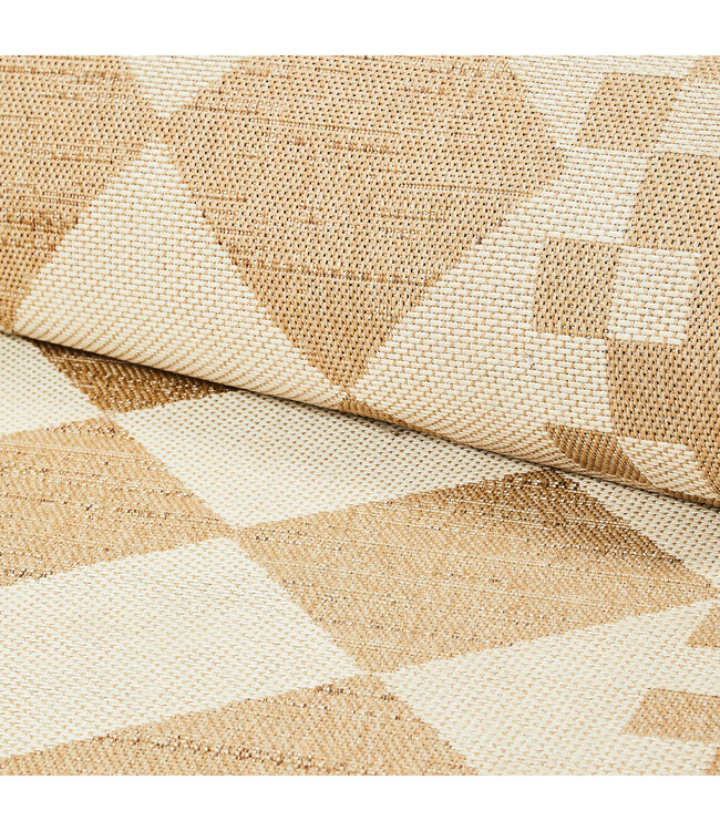 MACKENZIE CHILDS White Diamond 2' x 3' Indoor/Outdoor Rug