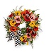 MACKENZIE CHILDS Courtly Poppy 28" Wreath