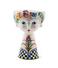MACKENZIE CHILDS Rosy Meadow Tall Lady Vase