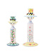 MACKENZIE CHILDS Rosy Meadow Lady Candle Holder