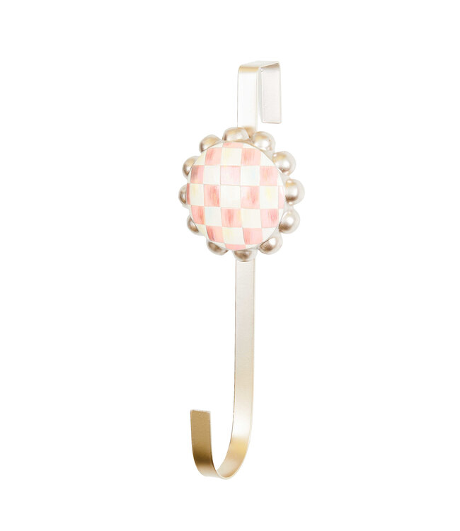 MACKENZIE CHILDS Rosy Check Wreath Hanger