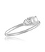 Pearl & CZ Duo Stack Ring