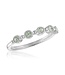 Chrysolite Round Eternity Band Stack Ring