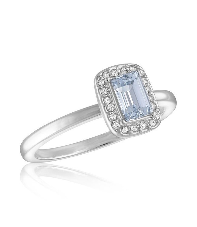 CZ Emerald Cut Stack Ring