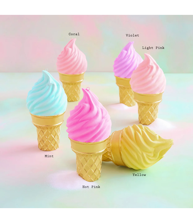 GLITTERVILLE Ice Cream Cone Tabletop Display