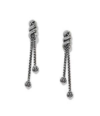 BRIGHTON Interlok Twist Double Post Drop Earrings