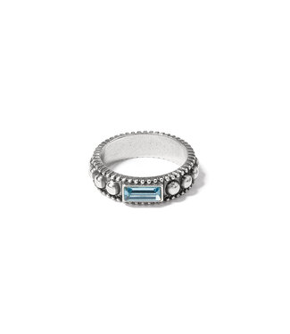 BRIGHTON Pretty Tough Gem Aqua Ring