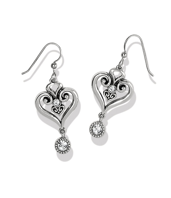BRIGHTON Alcazar Heart Glint French Wire Earrings