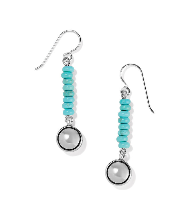 BRIGHTON Contempo Nuevo Azul Dome French Wire Earrings