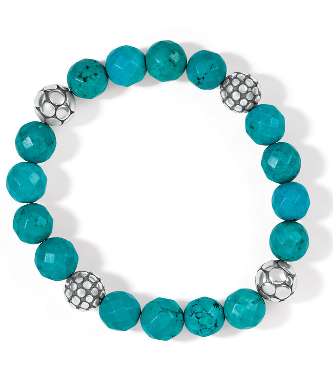 BRIGHTON Pebble Turquoise Stretch Bracelet