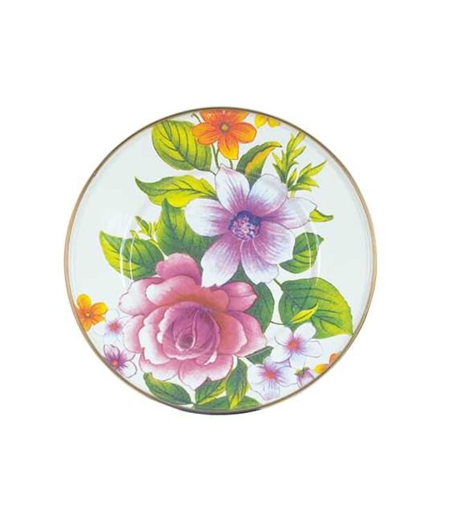MACKENZIE CHILDS Flower Market Salad/Dessert Plate