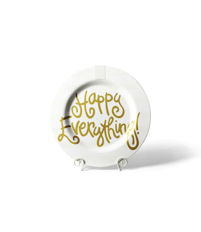 HAPPY EVERYTHING White Stripe Happy Everything Big Platter