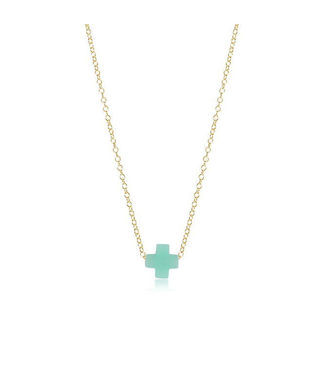 ENEWTON 16" Necklace Gold - Signature Cross