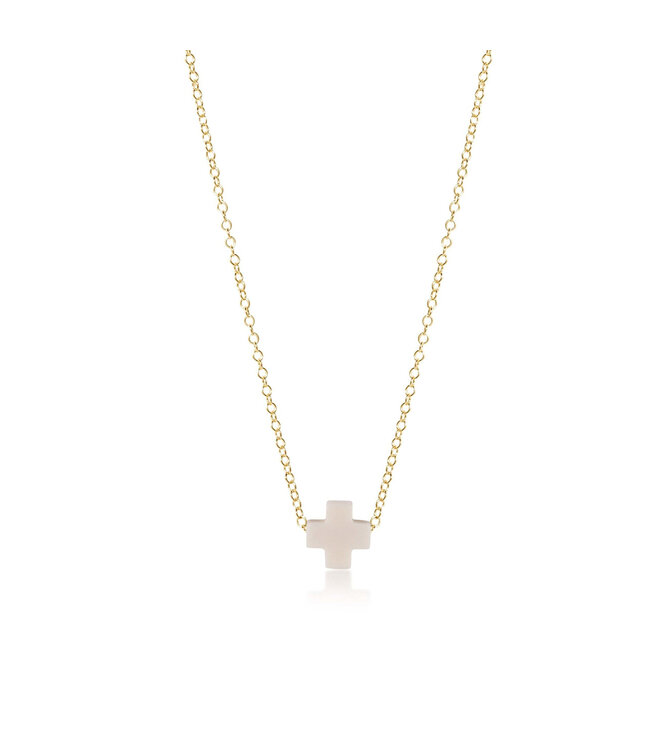 ENEWTON 16" Necklace Gold - Signature Cross