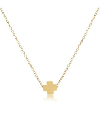 ENEWTON 16" Signature Cross Necklace Gold