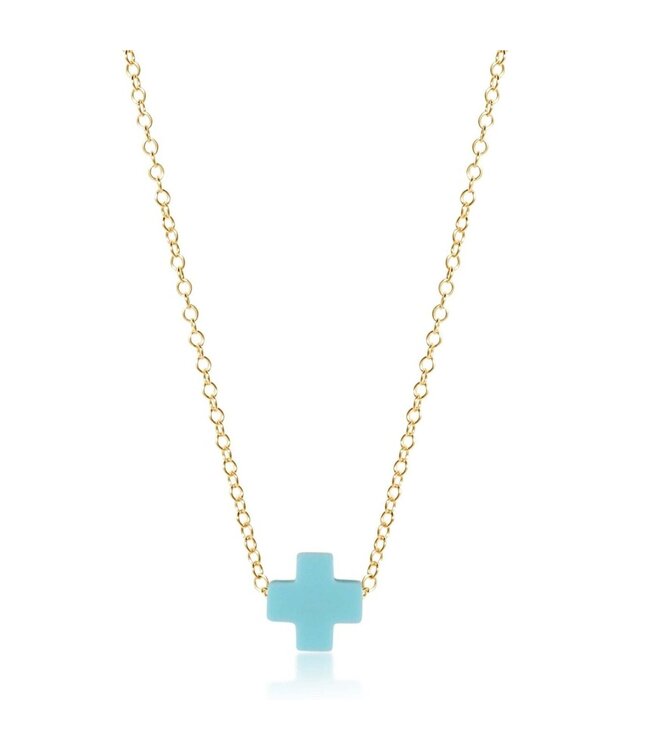 ENEWTON 16" Necklace Gold - Signature Cross