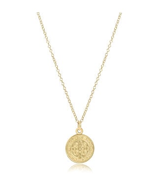 ENEWTON 16" Necklace Gold - Blessing Gold Disc