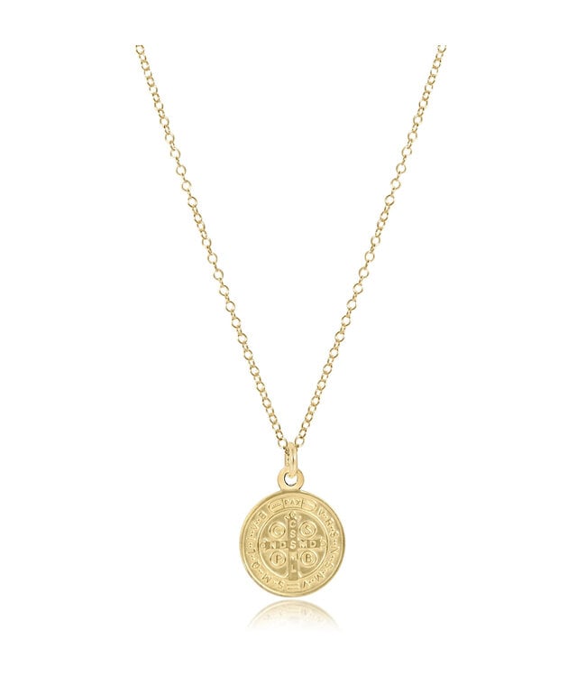 ENEWTON 16" Necklace Gold - Blessing Gold Disc