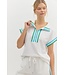 Alma Half -Zip Pullover Muscle Tee Top