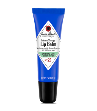 JACK BLACK .25oz Natural Mint & Shea Butter Intense Therapy Lip Balm SPF 25