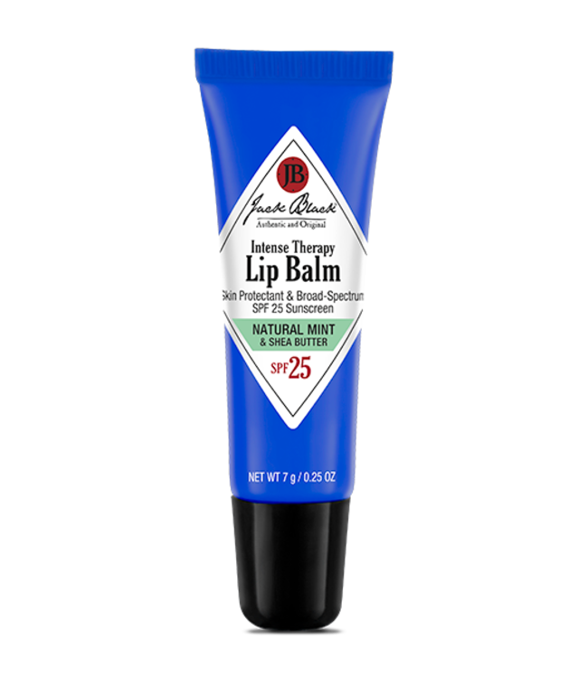 JACK BLACK .25oz Natural Mint & Shea Butter Intense Therapy Lip Balm SPF 25