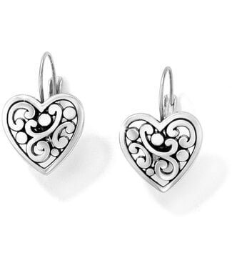 BRIGHTON Contempo Heart Leverback Earrings