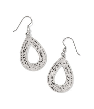 BRIGHTON Mosaic Open Teardrop French Wire Earrings