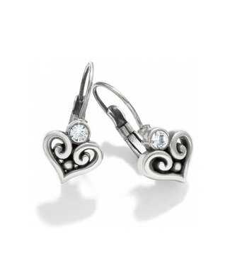 BRIGHTON Alcazar Heart Leverback Earrings