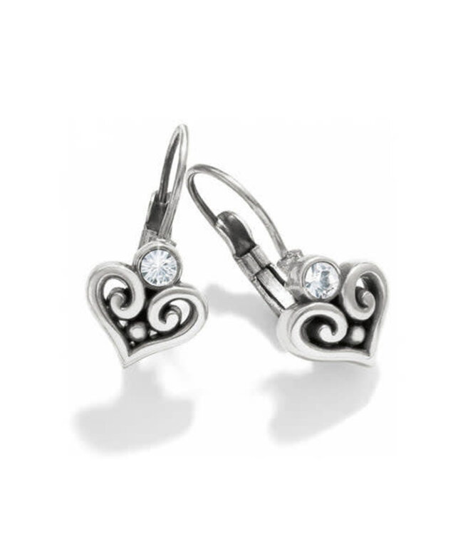 BRIGHTON Alcazar Heart Leverback Earrings