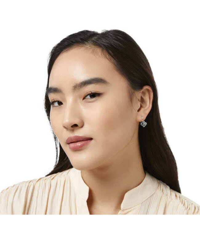 BRIGHTON Alcazar Heart Leverback Earrings