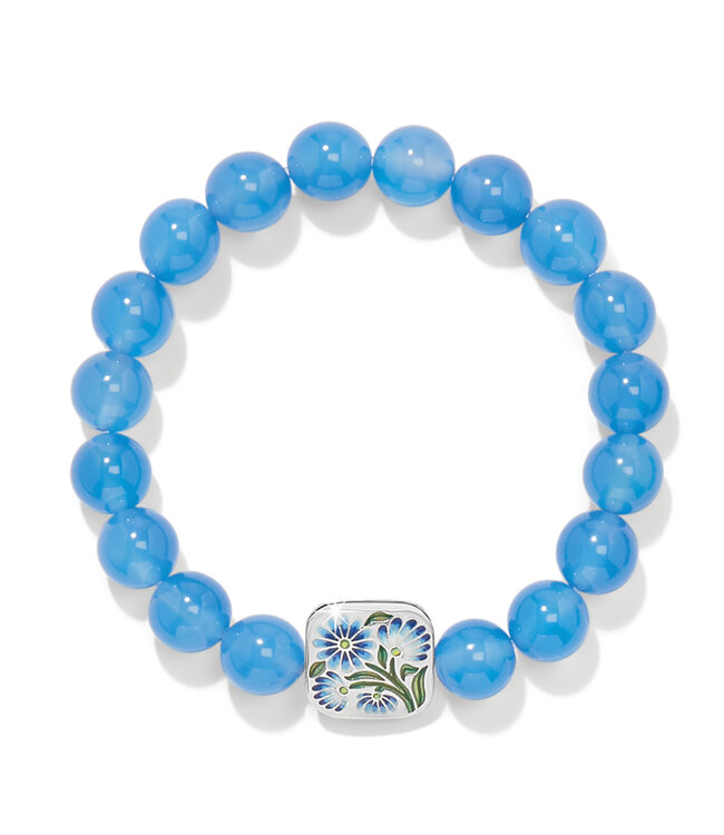 BRIGHTON Sydney Daisy Blue Stretch Bracelet