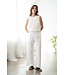 Laura Elastic Waist Wide-Leg Linen Pants