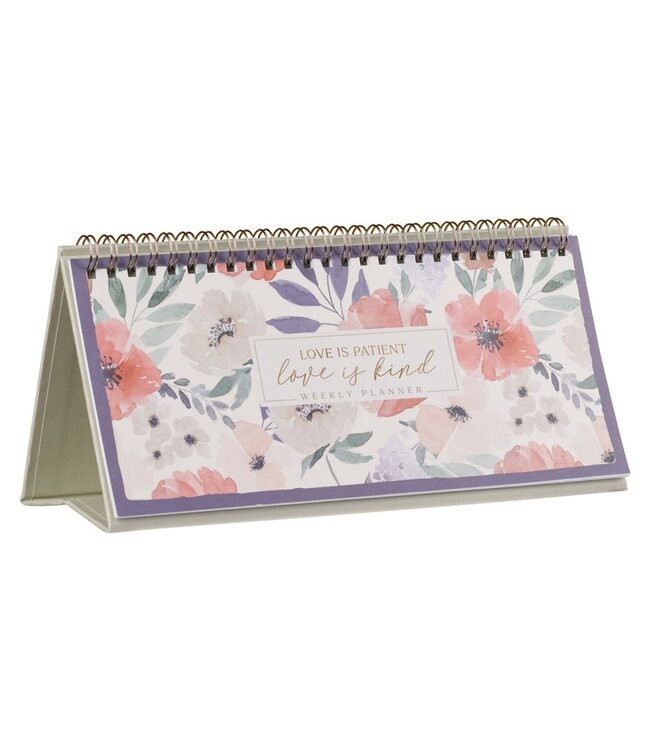 Weekly Planner Love Is Patient Love Is Kind
