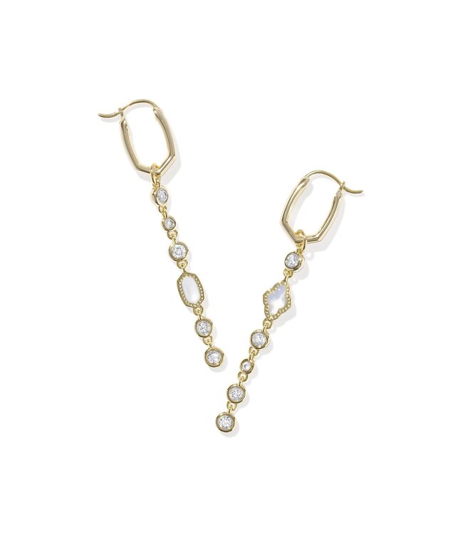 KENDRA SCOTT Mini Elisa Abbie Huggie Earrings