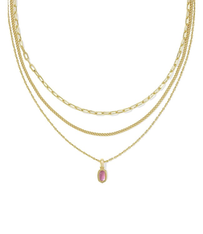 KENDRA SCOTT Mini Elisa Triple Strand Necklace