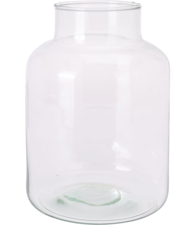 Vase Glass Recycled 140xh200mm